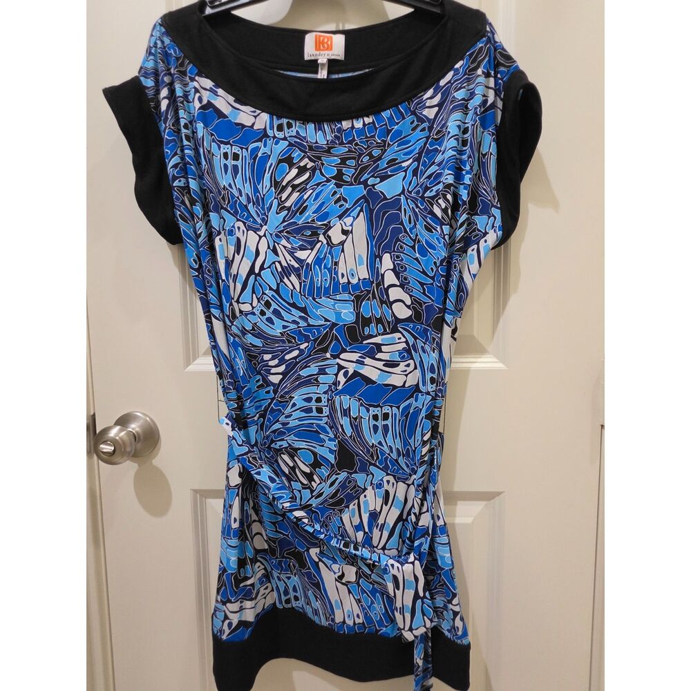 Laundry by Design Blue & Black mini dress Size Medium
